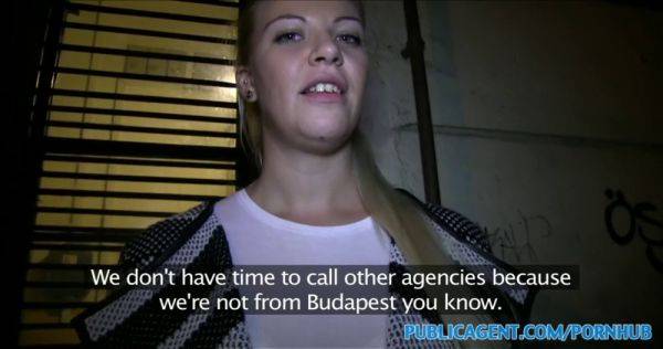 Slutty amateur gives sloppy BJ & fucks outdoors for cash - sexu.com on poweredporn.com