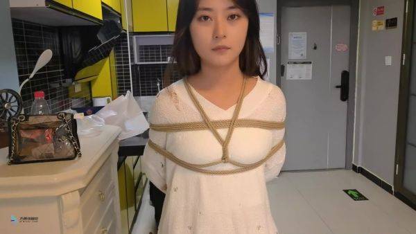 Chinese Girl In Long Dress In Bondage - txxx.com - China on poweredporn.com