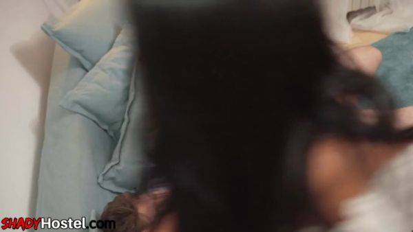 Sexy hostel ladies fucked in threesome by big white dick - txxx.com on poweredporn.com