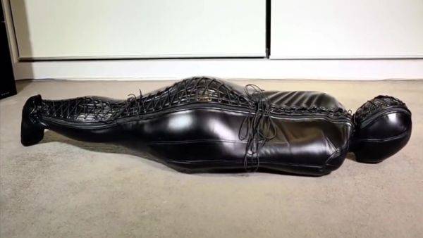Girl Trapped In Sleepsack - hotmovs.com on poweredporn.com