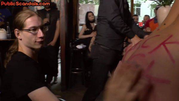 Public BDSM anal babe fucked and whipped in front audience - txxx.com on poweredporn.com