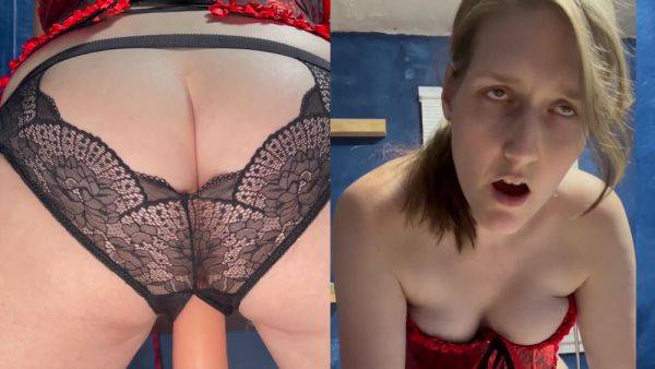 Playing With A Vibe To Get Ready For My Largest Attachment On My Fuckmachine! - hclips.com on poweredporn.com