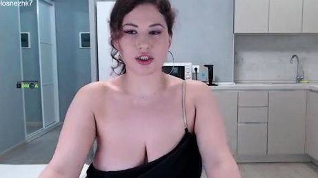 Chubby Brunette Big Boobs Dildo Masturbation - drtuber.com on poweredporn.com