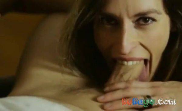 Homemade blowjob in black lingerie - xhand.com on poweredporn.com