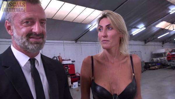 Anouk Grey's massive tits get destroyed by Pascal's deep throat & BDSM - sexu.com on poweredporn.com