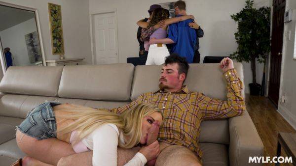 Aroused babes get tigether to share dicks in fabulous XXX - hellporno.com on poweredporn.com