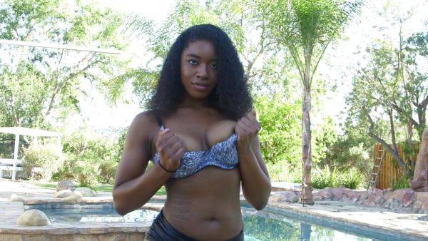 Ebony with big naturals devours cock in unbelievable modes - xbabe.com on poweredporn.com