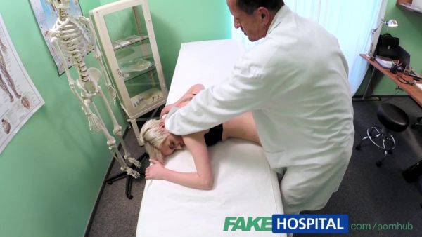 Tattooed blonde gets drilled hard by her fakehospital doctor - sexu.com on poweredporn.com