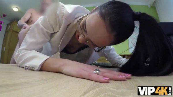 Czech teen demands credit & trades sex for a bureau interview - sexu.com - Czech Republic on poweredporn.com