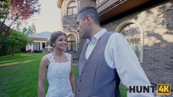 HUNT4K. Wedding Fuck - hotmovs.com - Czech Republic on poweredporn.com