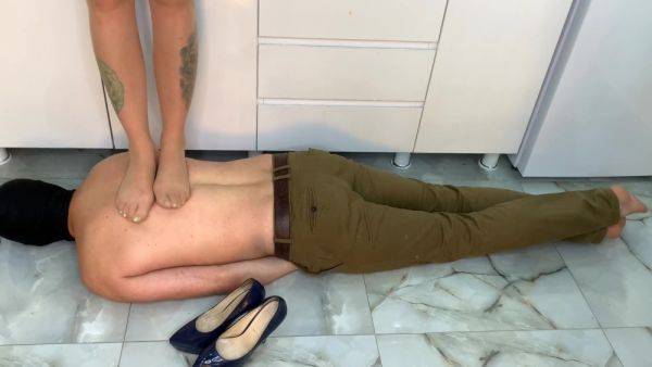 Trampling. Lie Still And Feel The Weight And Power Of Dominatrix Nika - hclips.com on poweredporn.com