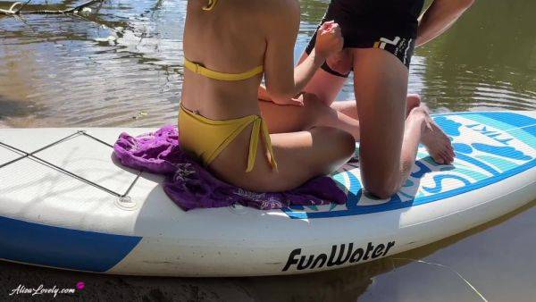 Sunny Day - What A Beautiful For Fucking Stepsister During An Outdoor River Walk - hclips.com on poweredporn.com