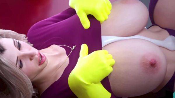 Cum on 3d milf tits. - anysex.com on poweredporn.com