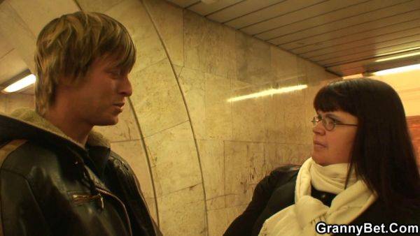 Watch this busty mature brunette get picked up and banged by a big dick granny - sexu.com - Czech Republic on poweredporn.com