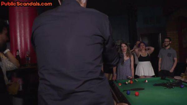 Public rimjob slut throat fucked in voyeuristic 3some - hotmovs.com on poweredporn.com