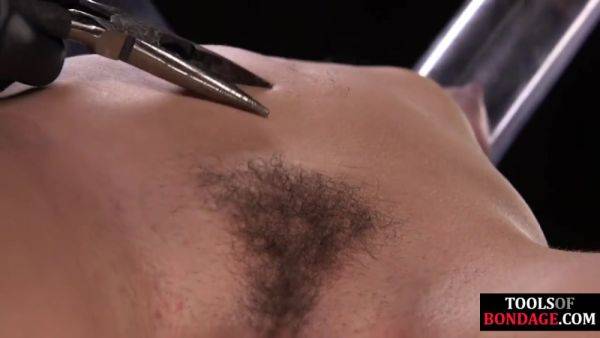 BDSM hairypussy GF screams and suffers hair pulling - hotmovs.com on poweredporn.com