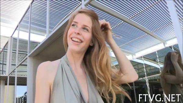 Gal Caresses Her Pussy - hclips.com on poweredporn.com