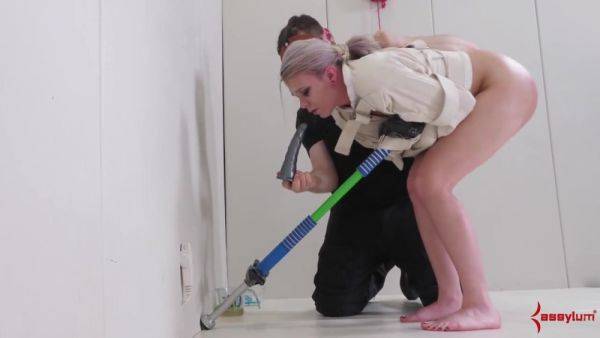 Pogo stick BDSM submissive anal - hotmovs.com on poweredporn.com