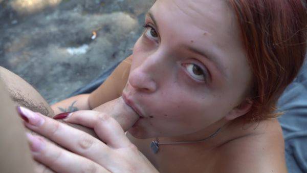 Blowjob In The Woods - hclips.com - Germany on poweredporn.com