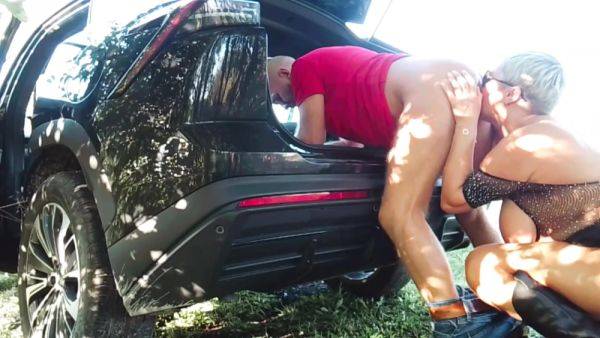 The Taxi Driver Gave Me A Ride But There Was No Money I Had To Lick His Balls And Ass And Let Him - hclips.com on poweredporn.com