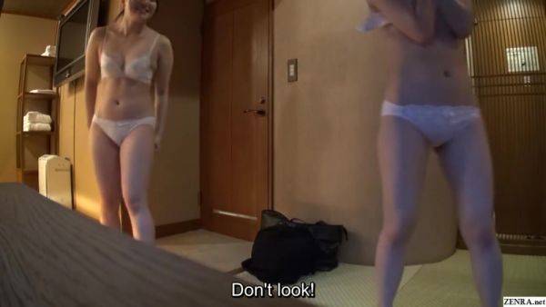 Japanese lesbian college friends come out to each other at bathhouse - hotmovs.com - Japan on poweredporn.com