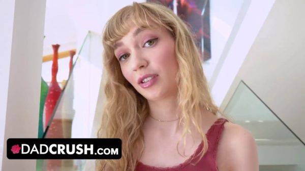 StepDaddy's tiny young blonde stepdaughter enjoys pussy licking and dick play with cumshot - sexu.com on poweredporn.com