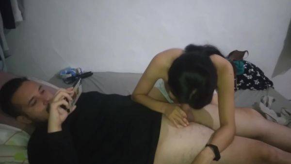 Young Girl With A Perfect Ass Sucks Me And Swallows My Entire Cock And Rides It - desi-porntube.com - India on poweredporn.com