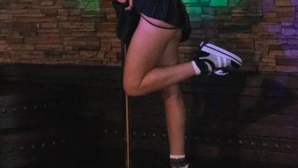 Free strip tease video of red hair MILF Karen live on stage - txxx.com on poweredporn.com