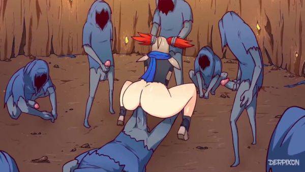 Derpixon Fandeltalis Horny Girls Have Group Sex In Dungeon Reaction - upornia.com on poweredporn.com