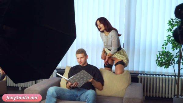 He kissed my tits! Very hot roleplay photosession by Jeny Smith - hotmovs.com - Russia on poweredporn.com