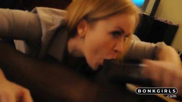 Whore Servicing Her Man's BBC, Balls, and Licking His Ass - xhand.com on poweredporn.com