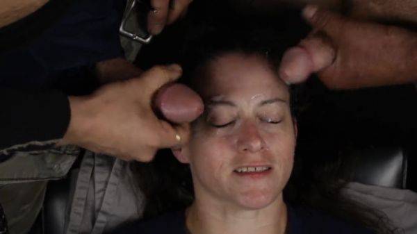 Double Team Facial Blasting For Dirty Talking Good Girl - hclips.com - Usa on poweredporn.com