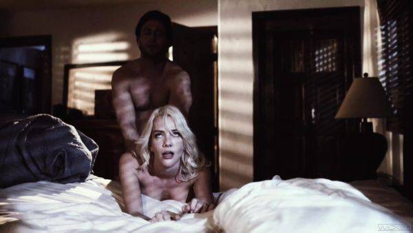 Aroused blonde feels energized as fuck with stepdaddy in control of her cunt - hellporno.com on poweredporn.com