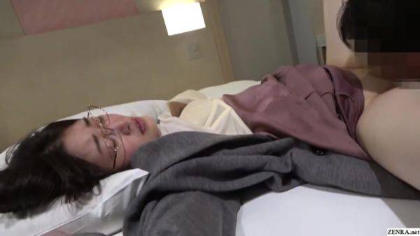 Poindexter pale Japanese wife fulfills husband hotwife fantasy - hotmovs.com - Japan on poweredporn.com