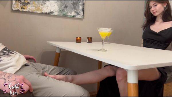 Nice afternoon romantic sex with a brunette cutie. - anysex.com on poweredporn.com