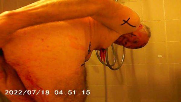 Satan slave gets an enema treatment from satan - txxx.com on poweredporn.com