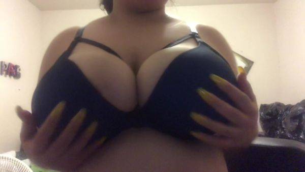 Missbustylatina - Blue Bra Play - hclips.com on poweredporn.com