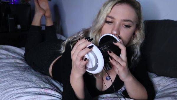 Rose Asmr Patreon Ear Licking, Feet, And Tongue Flut - hclips.com on poweredporn.com