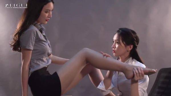 Asian Chinese Pantyhose Feet Nylon - Foot Fetish - videomanysex.com - China on poweredporn.com