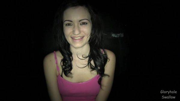 GloryholeSwallow - Ariel's 1st Visit - hotmovs.com on poweredporn.com