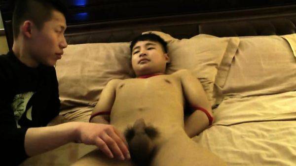 Fit Chinese Boy Bound Cum With Shower2 - drtuber.com - China on poweredporn.com