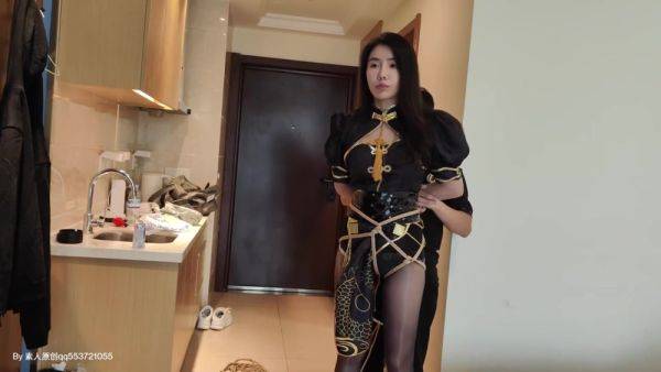 Chinese Girl In A Dress - upornia.com - China on poweredporn.com