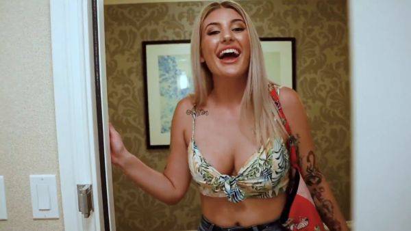 Brunette dominatrix uses massive black strapon to drill her hot hairy pussy and make her cum hard - sexu.com on poweredporn.com