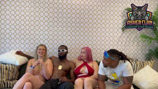 Asher Clan Stream Podcast - Leana Lovings and Serena Hill - hotmovs.com on poweredporn.com