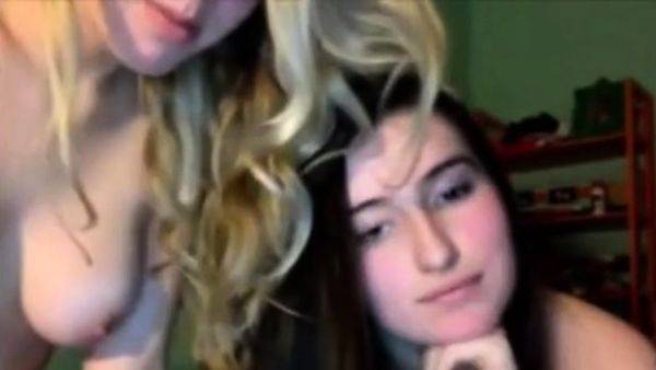 Omegle Two Friends Tease Their Tits and Ass - drtuber.com on poweredporn.com