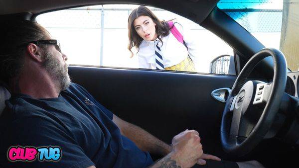 Schoolgirl Watched Me Jerk in Public - txxx.com on poweredporn.com