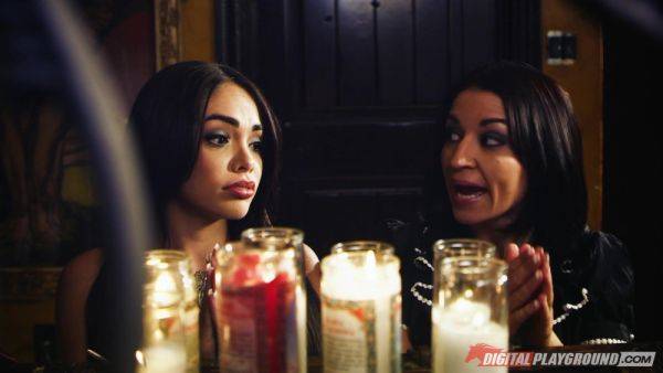 Escaladies Pt 1 Reality Hardcore Scene with Beautiful Ann Marie Rios - xhand.com on poweredporn.com