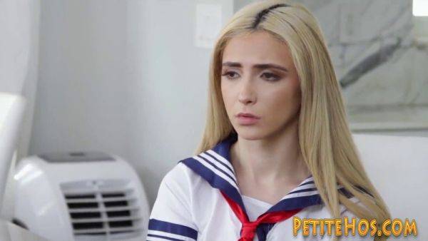 Petite teen rides hard on cock & gets fingered in hot reality cosplay clip - sexu.com on poweredporn.com