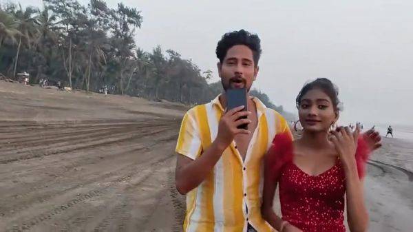 Blowjob and homemade hardcore sex with Indian babe after beach hookup - reality - xtits.com - India on poweredporn.com