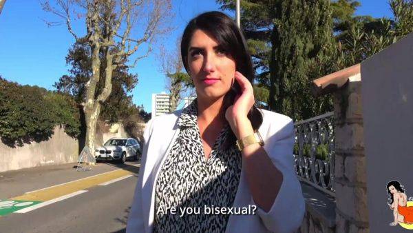 Blonde joins hot brunette in steamy threesome - anysex.com on poweredporn.com